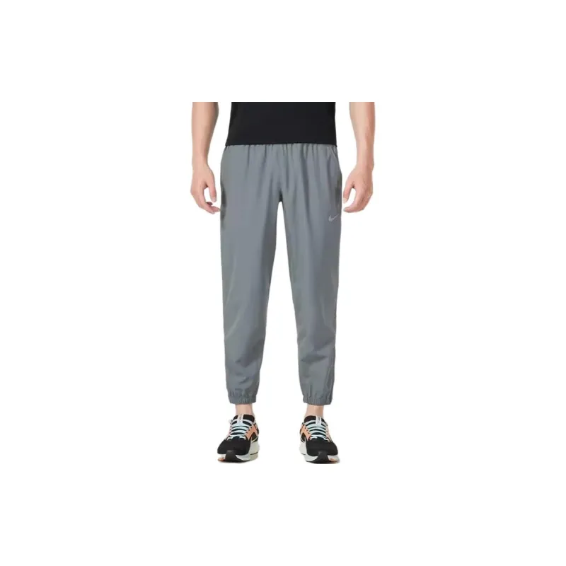 Nike Dri Fit Knitted Sweatpants Men's Blue-4