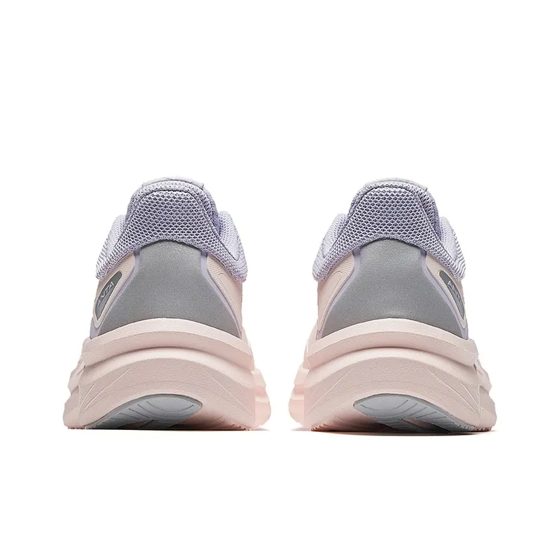 Anta Running Collection Anti-Slip Wear-Resistant Low-Top Casual Running Shoes Women's Pink Purple-3