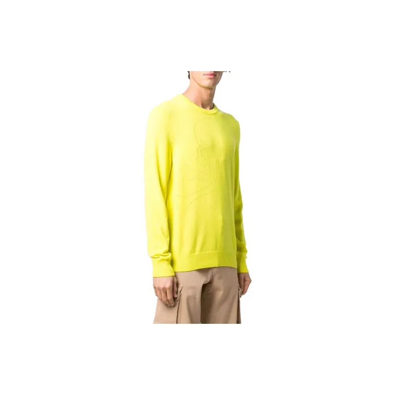 PHILIPP PLEIN Skull Pointelle knit Cashmere Jumper-3
