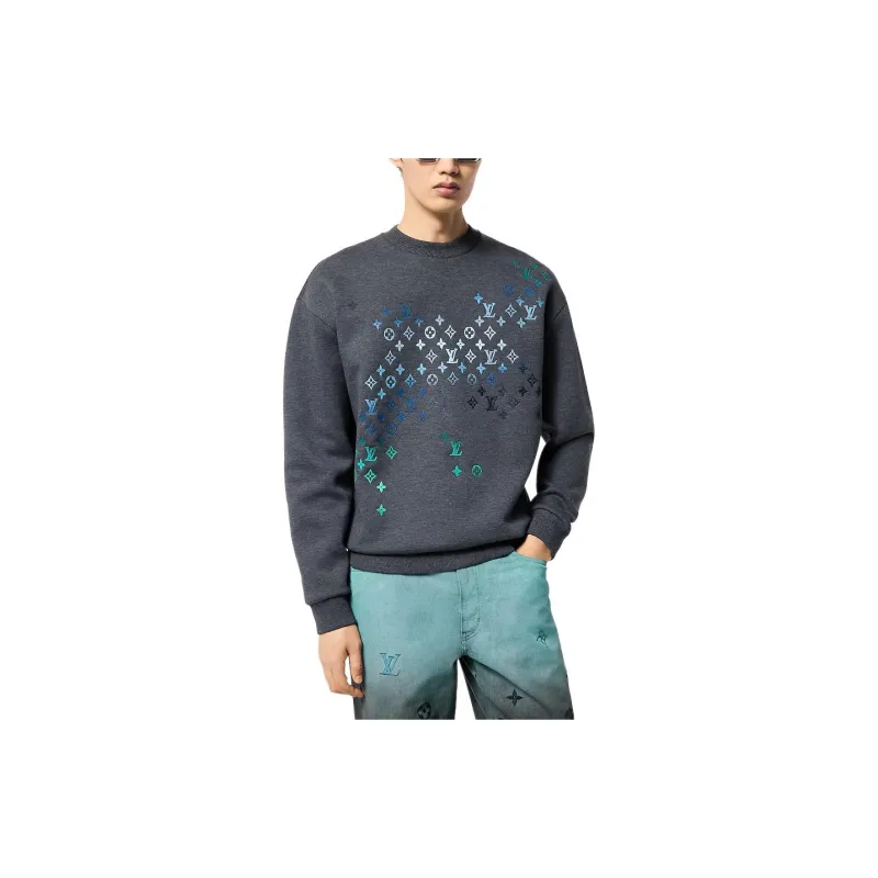 LOUIS VUITTON Embroidered Cotton Sweatshirt-3