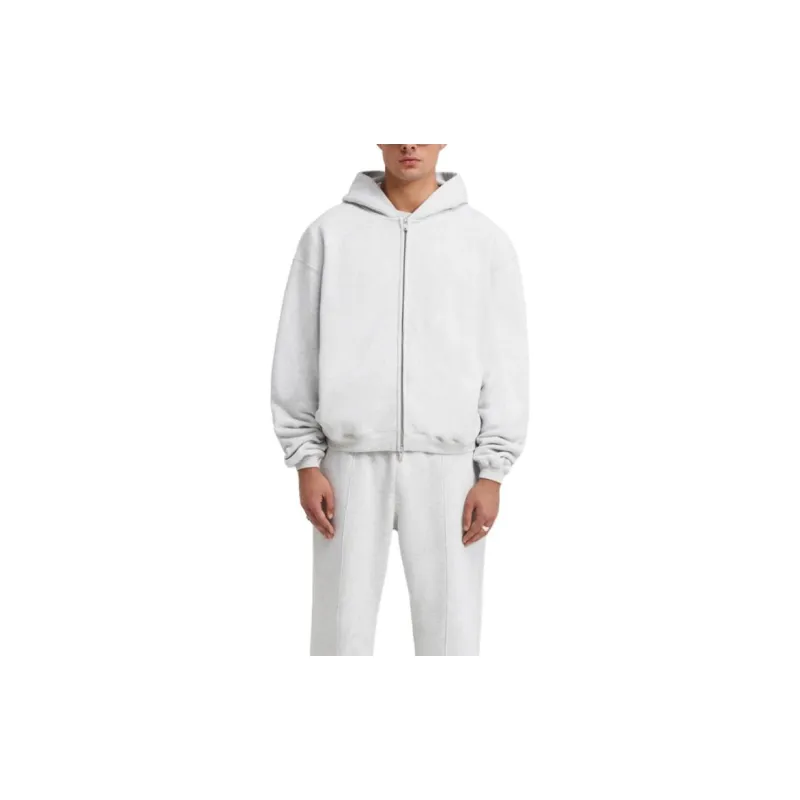 REPRESENT Heavyweight Initial Zip Hoodie Jackets Coats Men's Gray-4