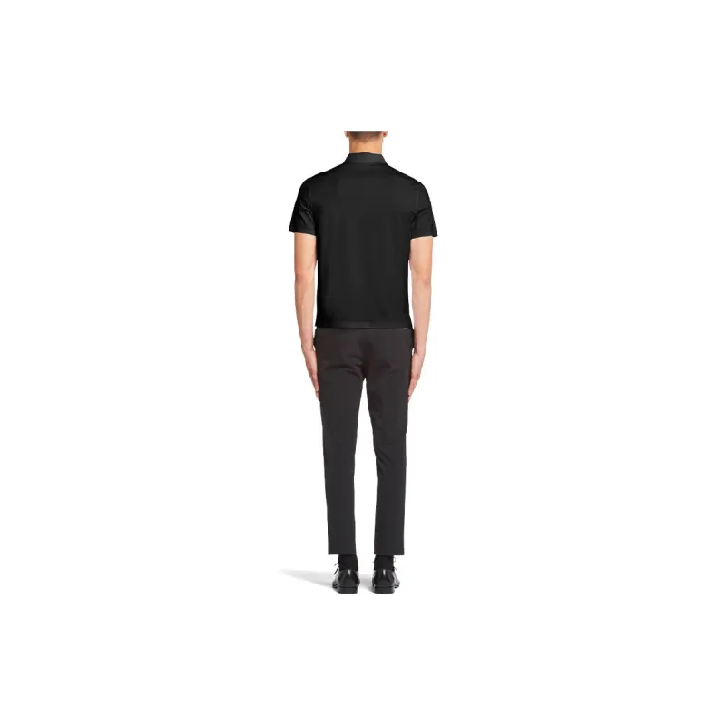 PRADA SS21 Polo Shirt Men's Black-2