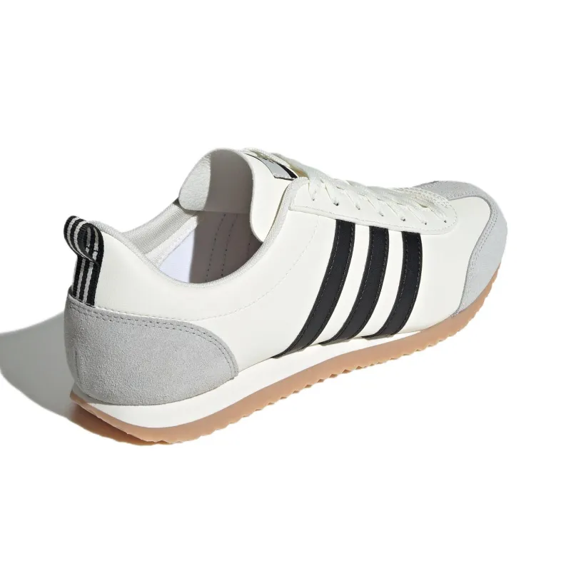 Adidas VS JOG 2.0 Anti Slip Wear Resistant Low Top Casual Shoes Unisex White Gray Black-2
