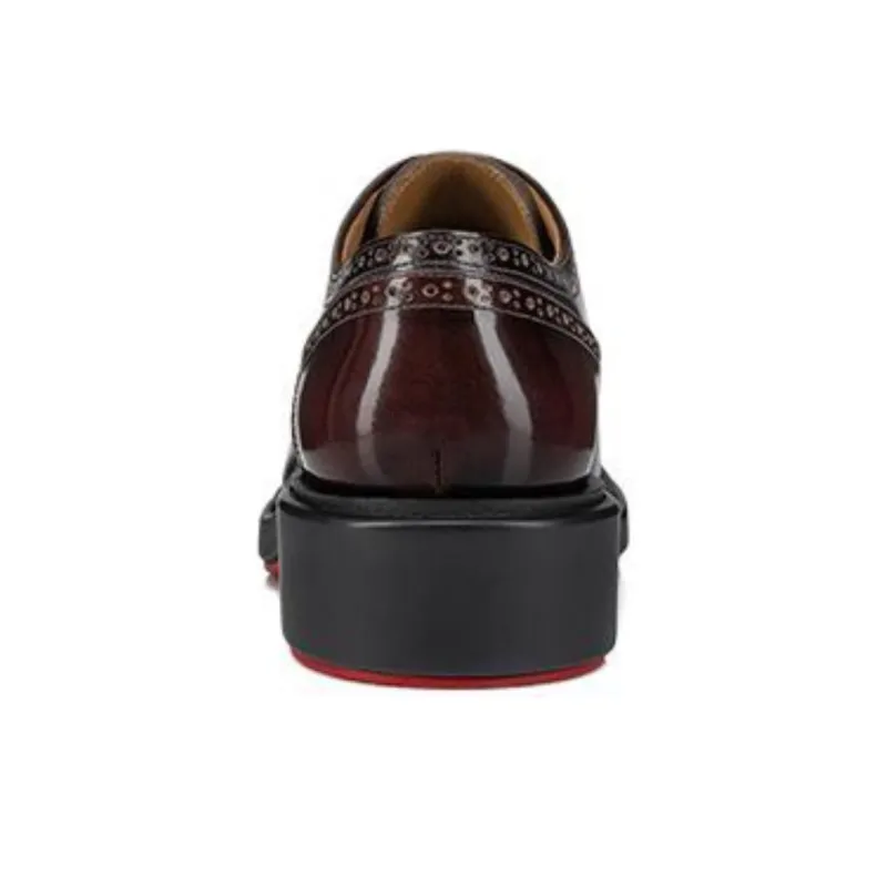 CL LUBOTING Dress Shoes Men's Dark Coffee-4