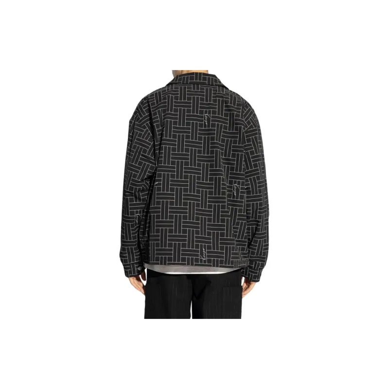 KENZO Weave Printed Windbreaker-4