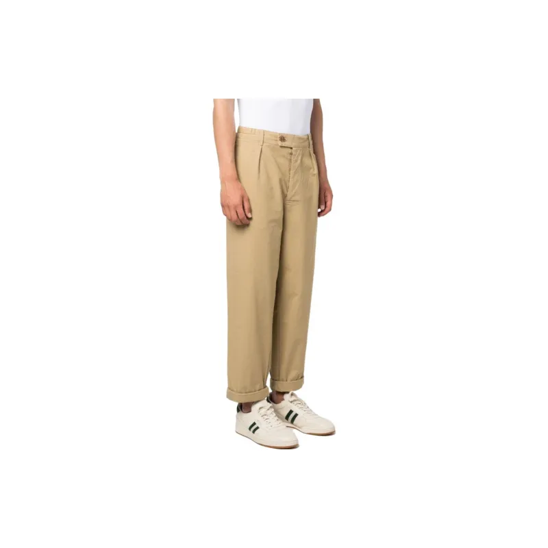 BARBOUR Mid rise Straight leg Trousers-3