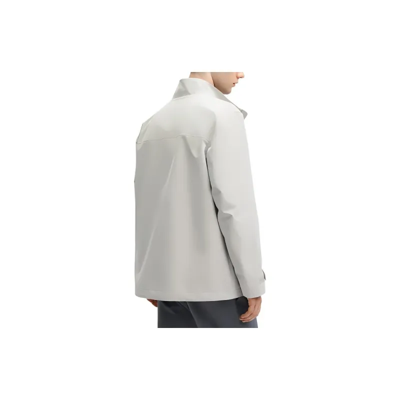 FILA Puffer Jacket Men's Mist Gray Yarn-5