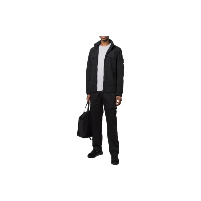 STONE ISLAND Jackets Men Black-1