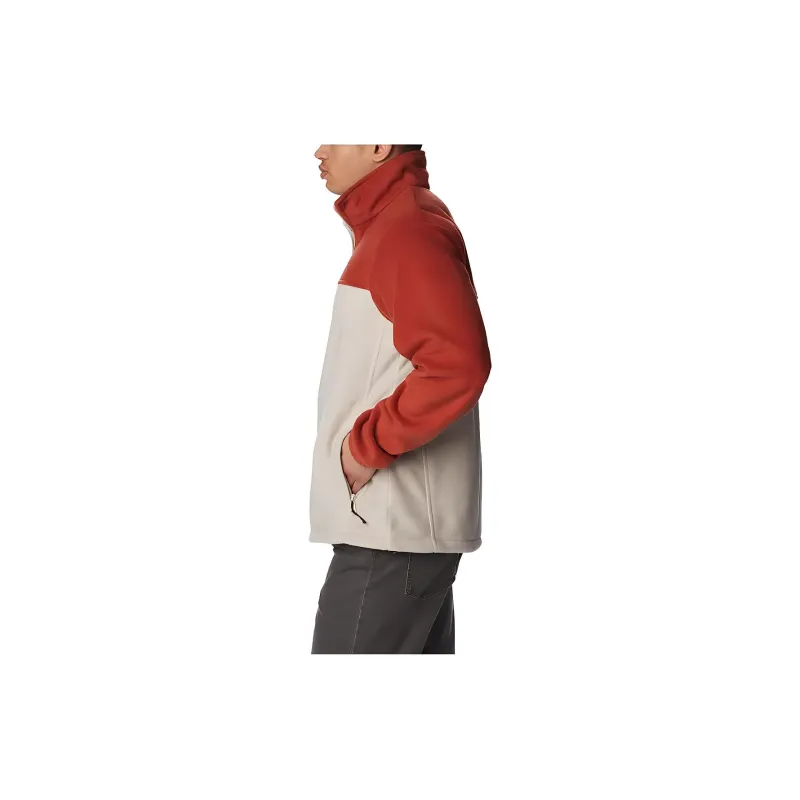 Columbia x Orange Jackets Coats Men's Curved Red/Dark Color Stones-5