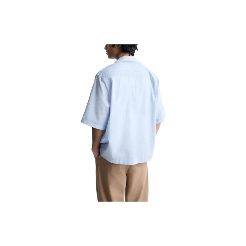 ZARA Shirts Men Sky Blue-3