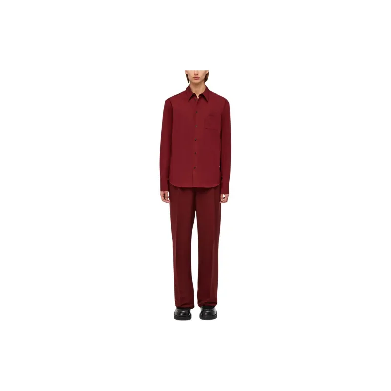 Ferragamo Long Sleeved Buttoned Shirt-1