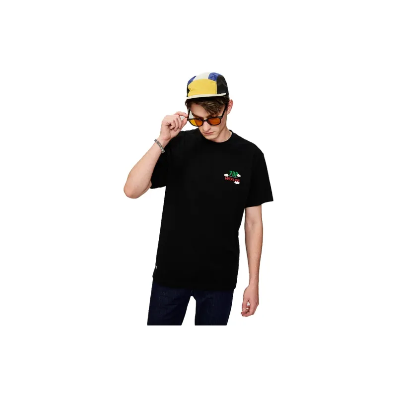 Lee T Shirts Men Black-4