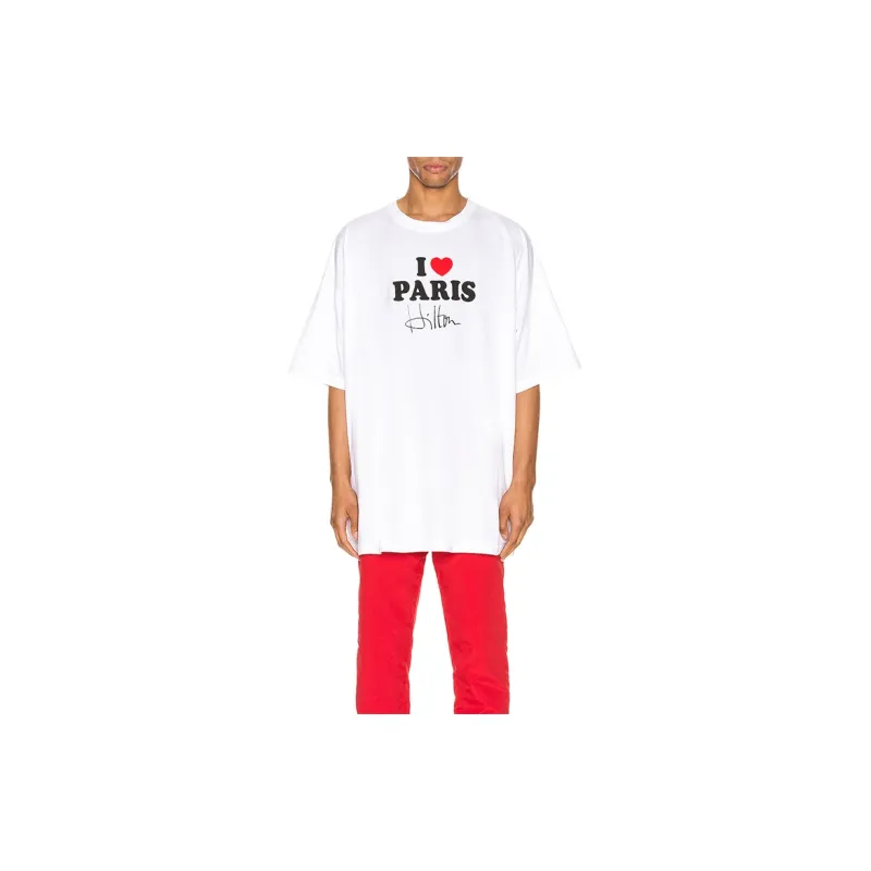 Vetements T Shirts Men White-1