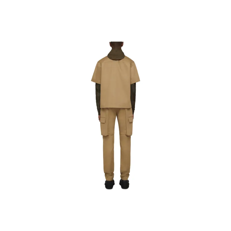 Givenchy Short Sleeve Boxy Fit Casual Shirt With Flap-2