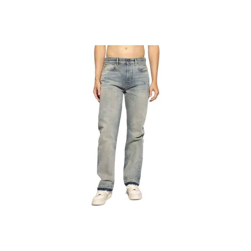 AMIRI Vintage Effect Distressed Straight Leg Jeans-1