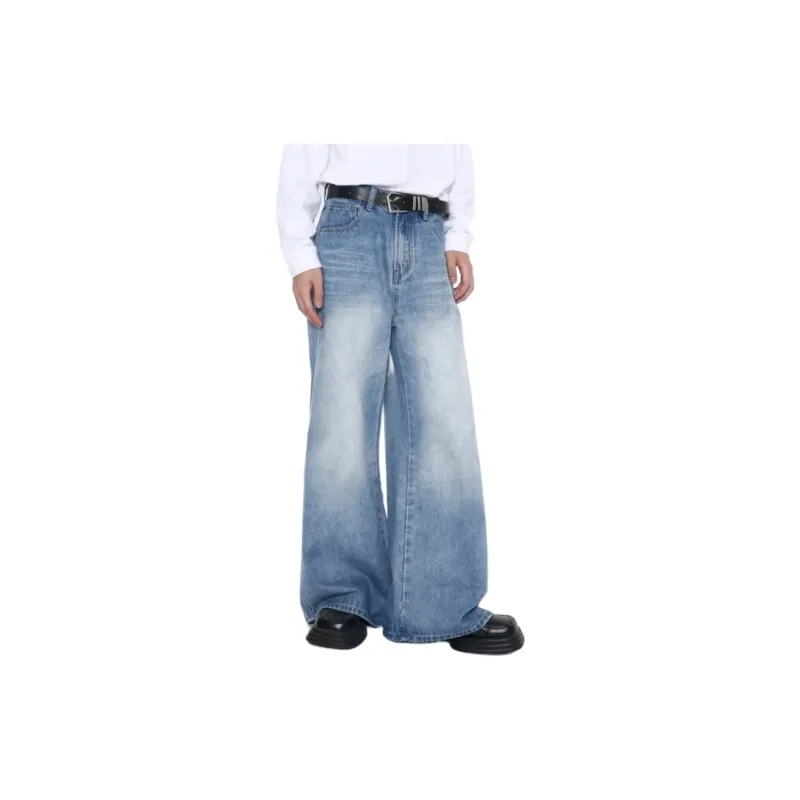 Voguo Relay Jeans Unisex Washed Blue-2