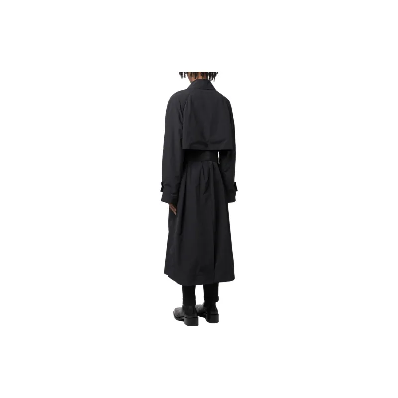 Ferragamo Trench Coats Men Black-2