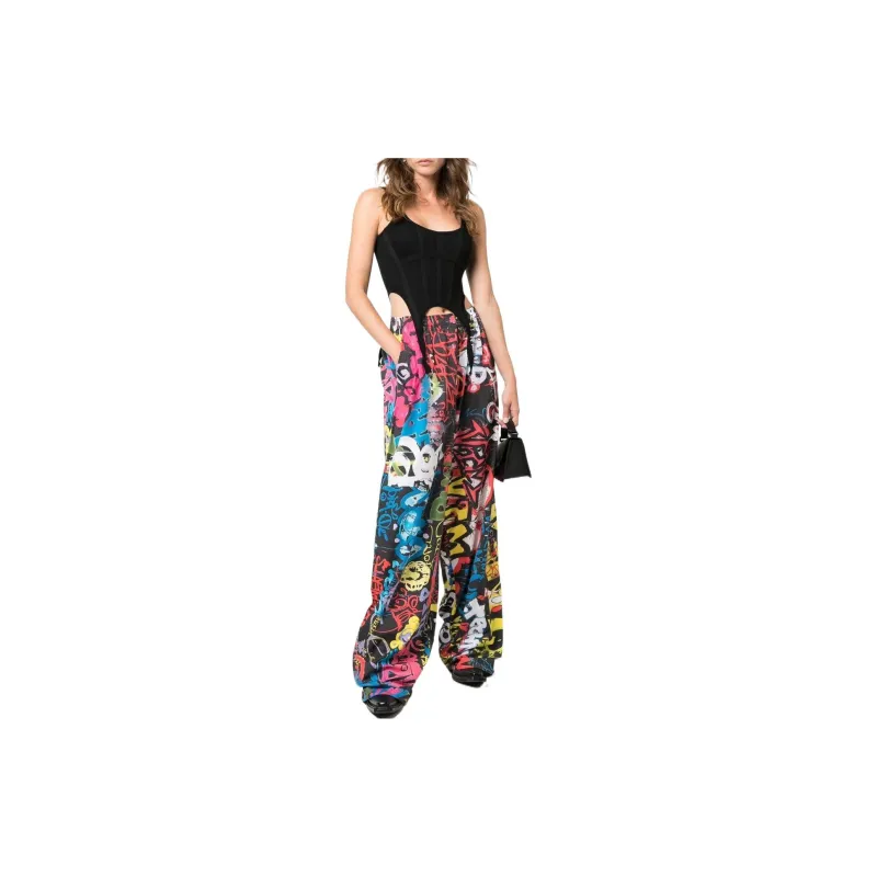 Vetements Graffiti Pyjama Pants-1