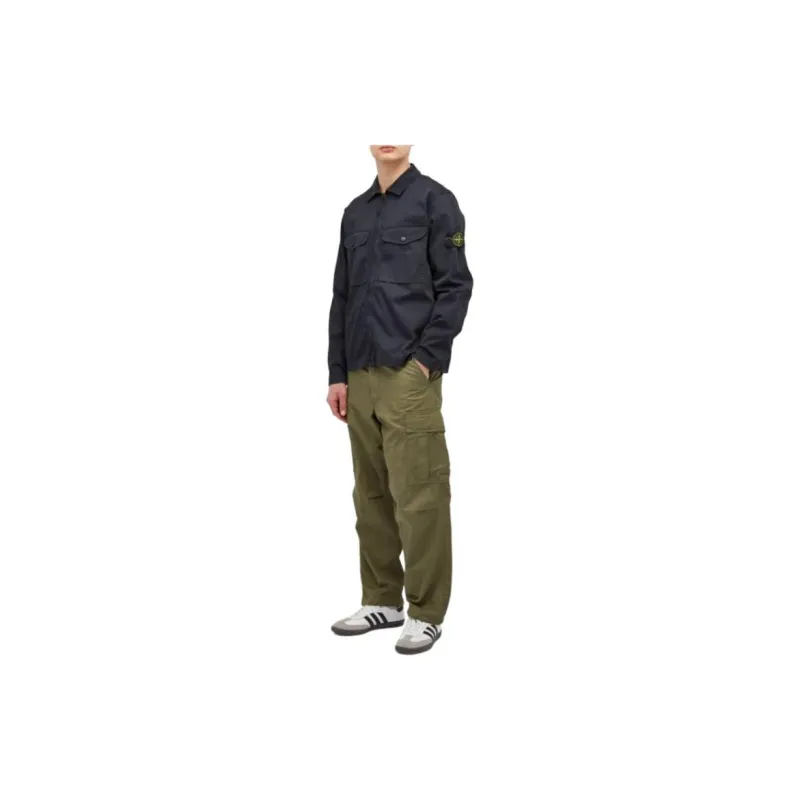 STONE ISLAND Shirts Men Blue-1
