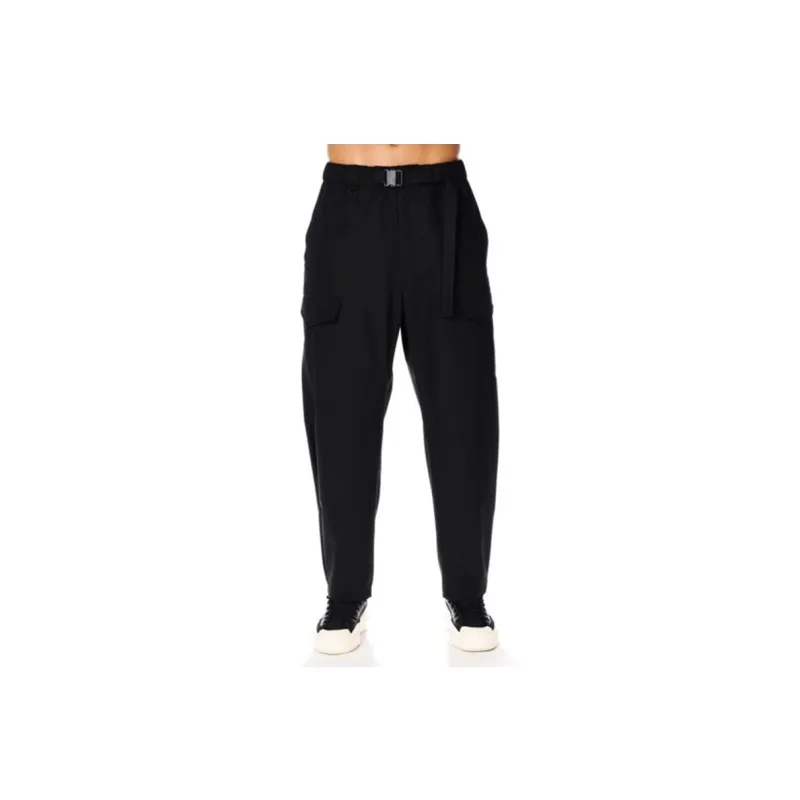 Y 3 Casual Pants Unisex Black-3