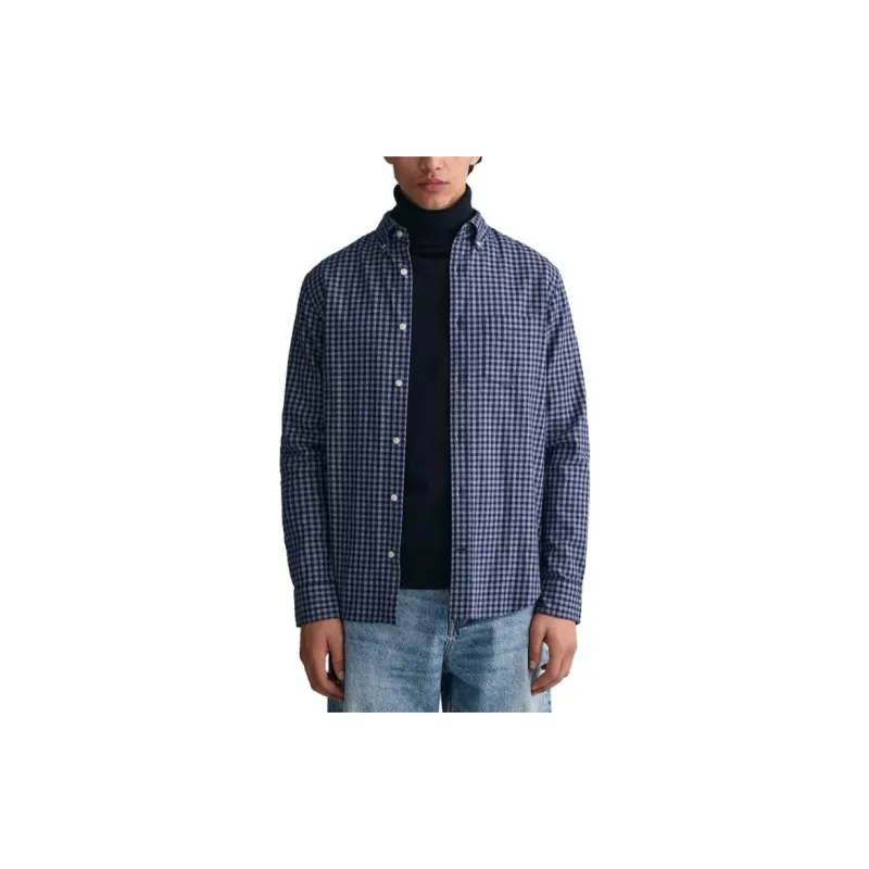 GANT Shirts Men Sea Blue 410-1
