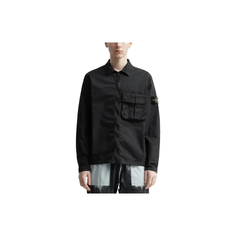 STONE ISLAND Jackets Coats Men's Black-3