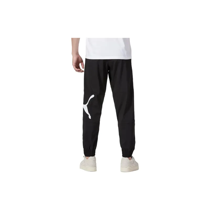 PUMA Casual Pants Men Black-4