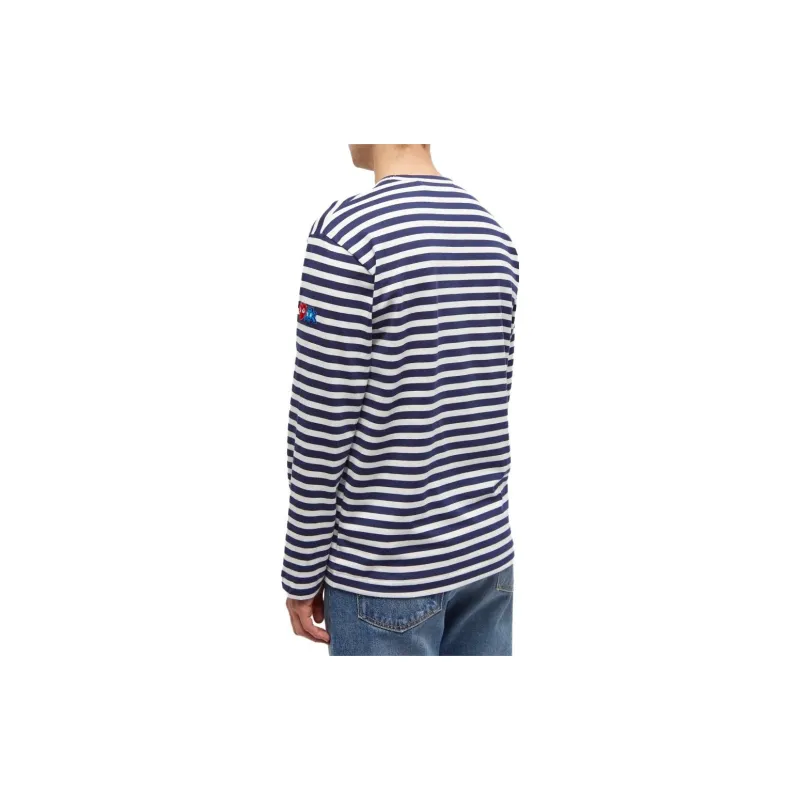 CDG T Shirts Men Blue-2