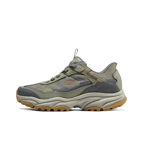 Skechers OUTDOOR MENS Outdoor Shoes Men Low-Top Olive/Brown