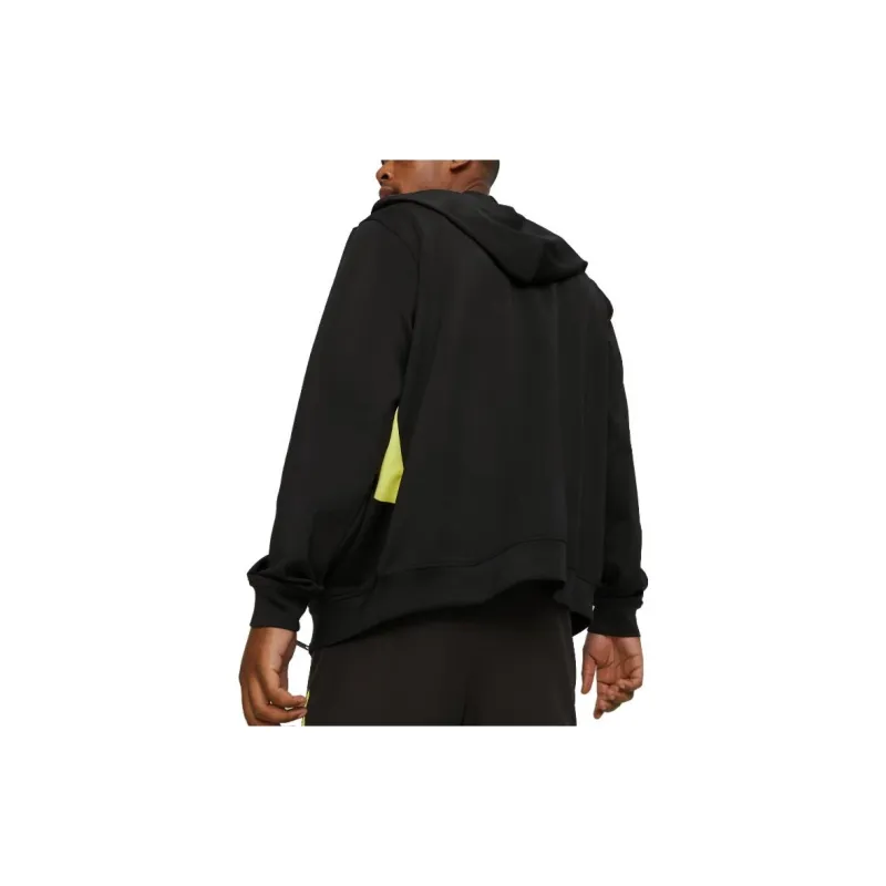 PUMA FIT DOUBLE Men's Full-Zip Hoodie Sweatshirt Men's Black-4