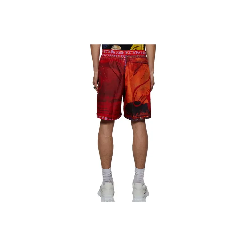 GIVENCHY Swimming Shorts Men's Red Orange-1