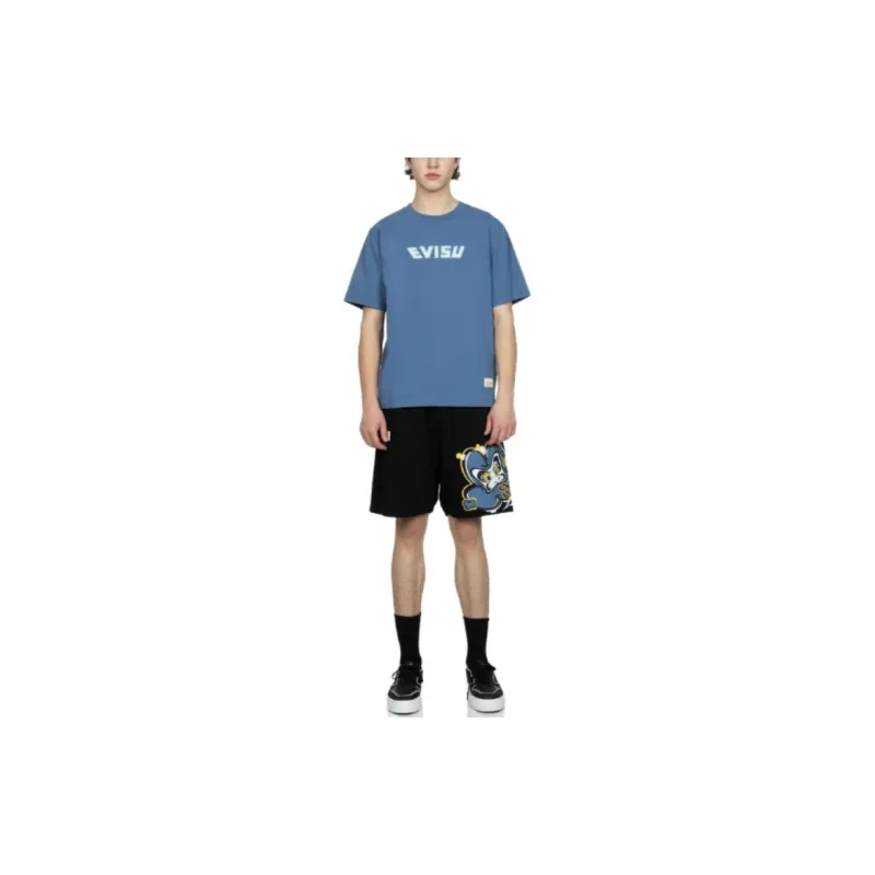 EVISU Sports Shorts Men's Black-1