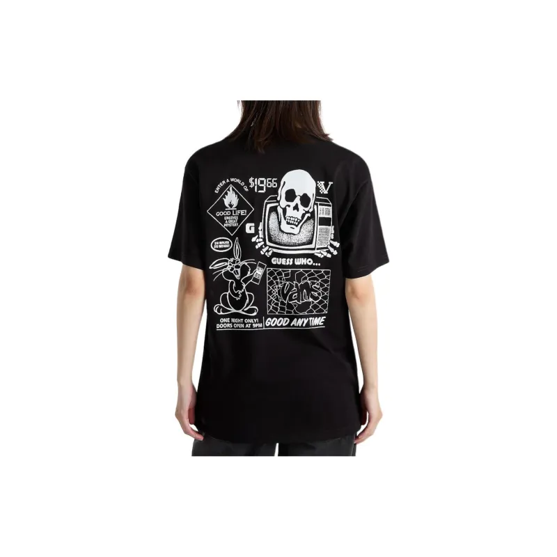 Vans CRAZY EDDY T Shirt Unisex Black-4