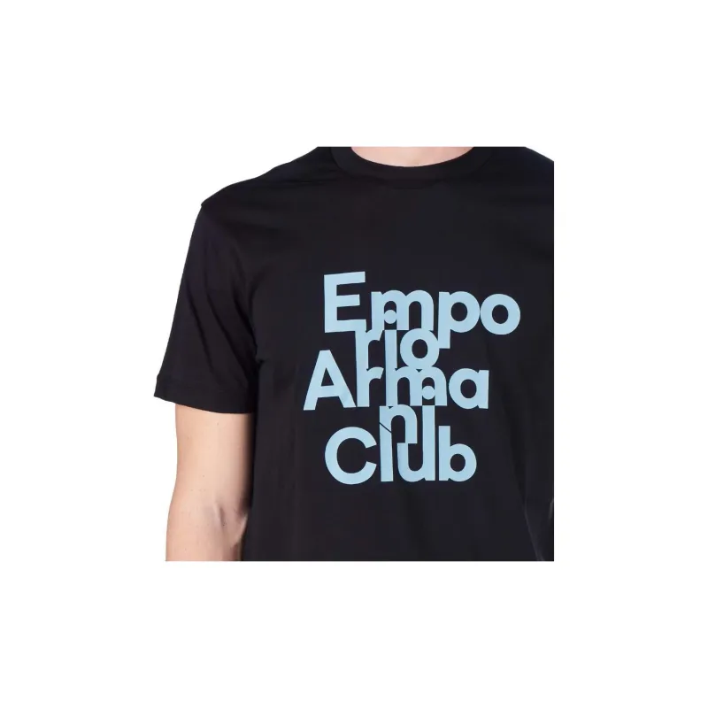 EMPORIO ARMANI T Shirts Men Black-4