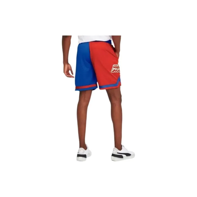 PUMA Super Mario Casual Shorts Men's Red-4
