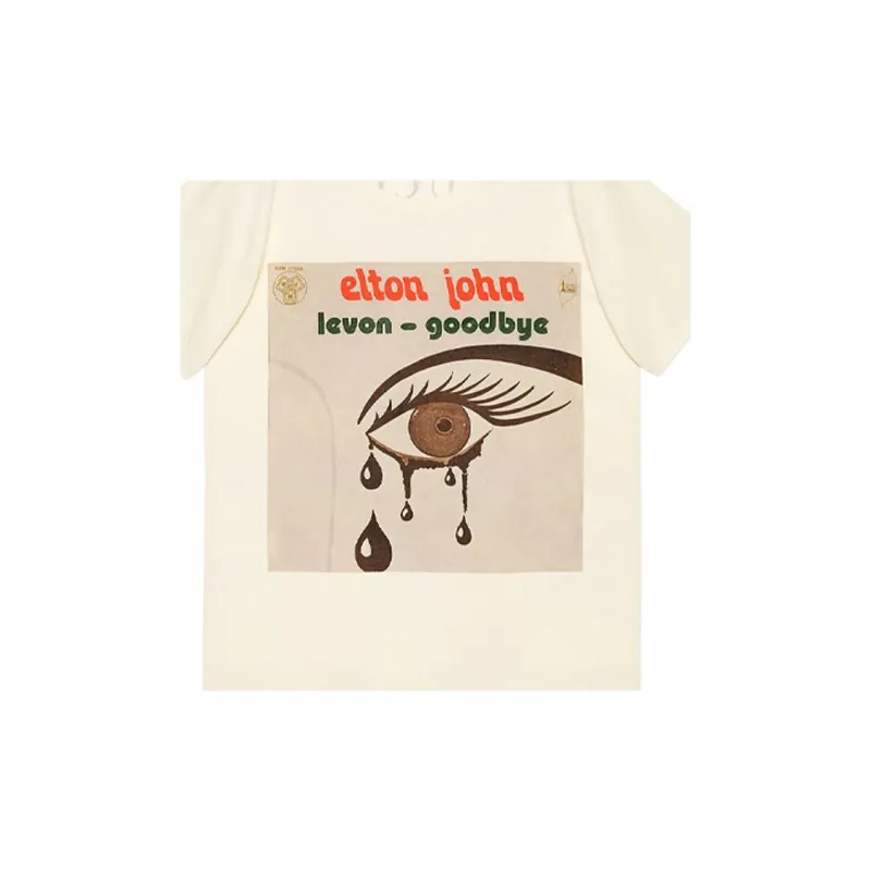 GUCCI T Shirts Unisex Beige-6