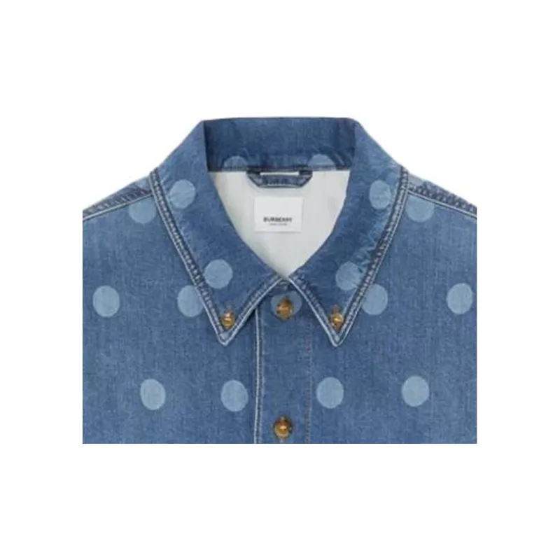 Burberry Denim Jacket Men's Blue-4