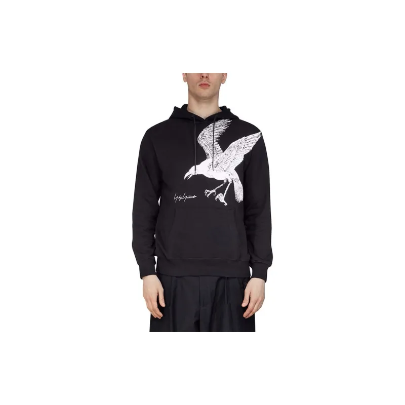 Yohji Yamamoto X New Era Eagle-print Hoodie-5