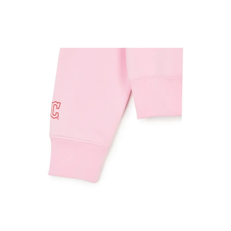MLB SS24 Cleveland Guardians Sweatshirt Women's Pink-4