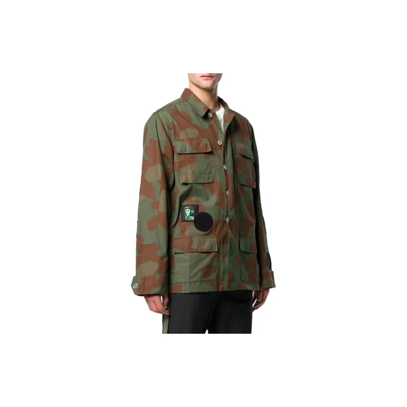 OFF WHITE Jackets & Coats Men's Green Camouflage-2