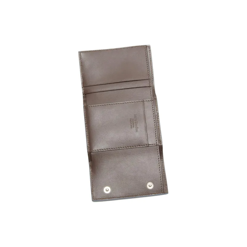 Acne Studios Calfskin Wallet Women's Light Blue & Brown-3