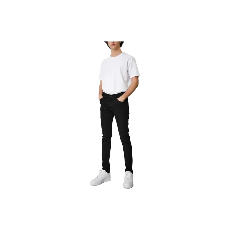MOUSSY Jeans Men Black-6