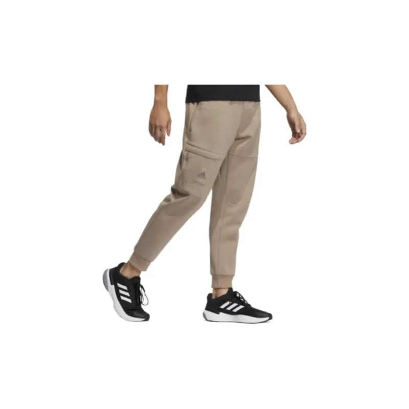 Adidas Knitted Sweatpants Men Khaki-3