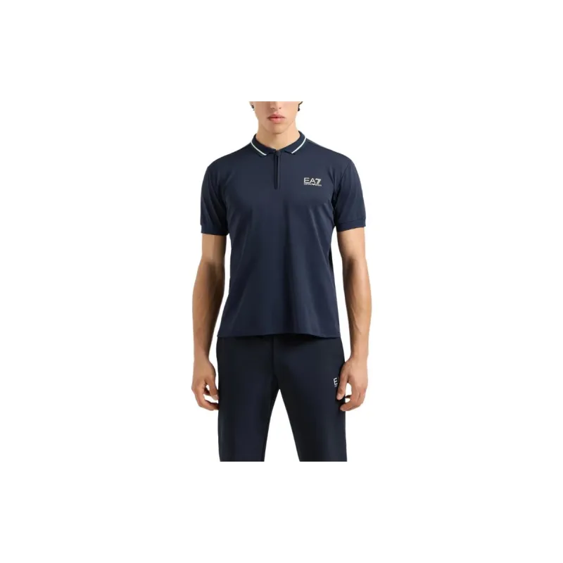 EMPORIO ARMANI X Ventus 7 Logo-print Polo Shirt-1