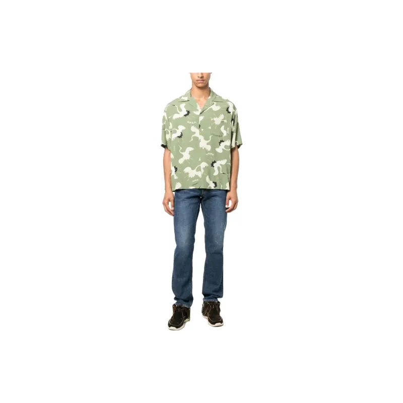 Visvim Shirts Men Green-1