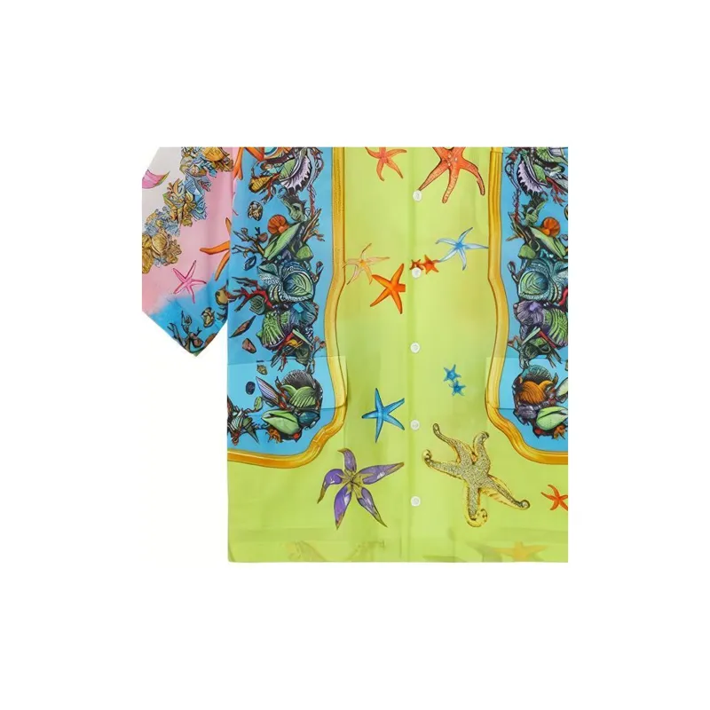 VERSACE VERSACE SS22 Shirt Men's Yellow-5