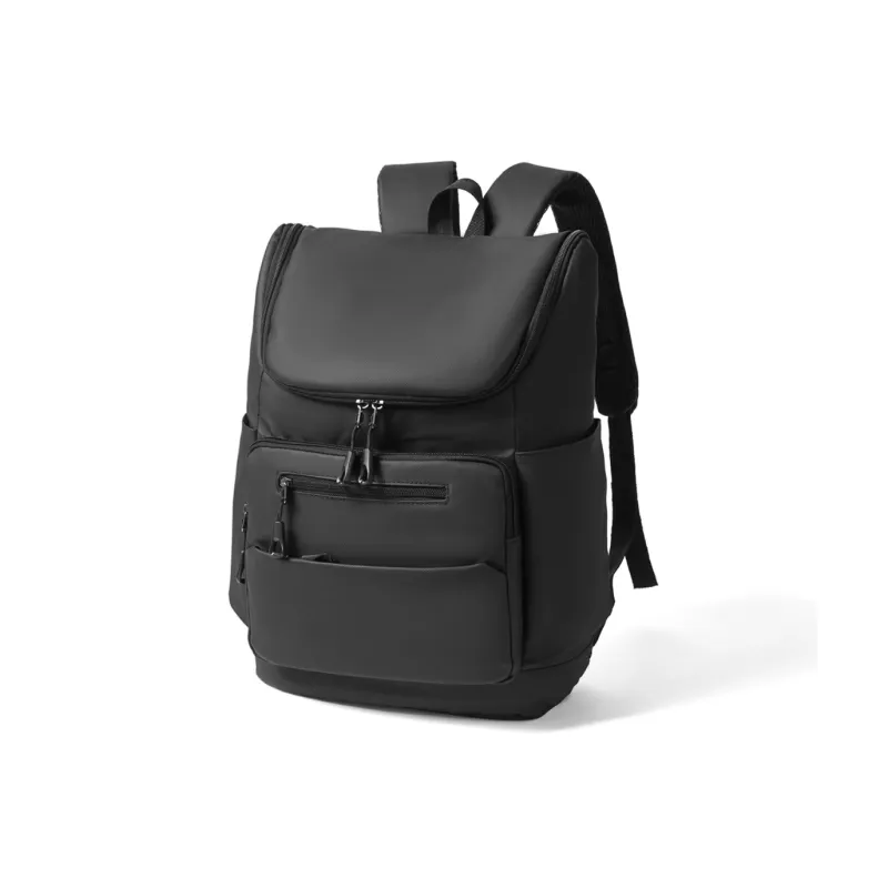 RED DRAGONFLY Fabric Backpack Unisex Black-1