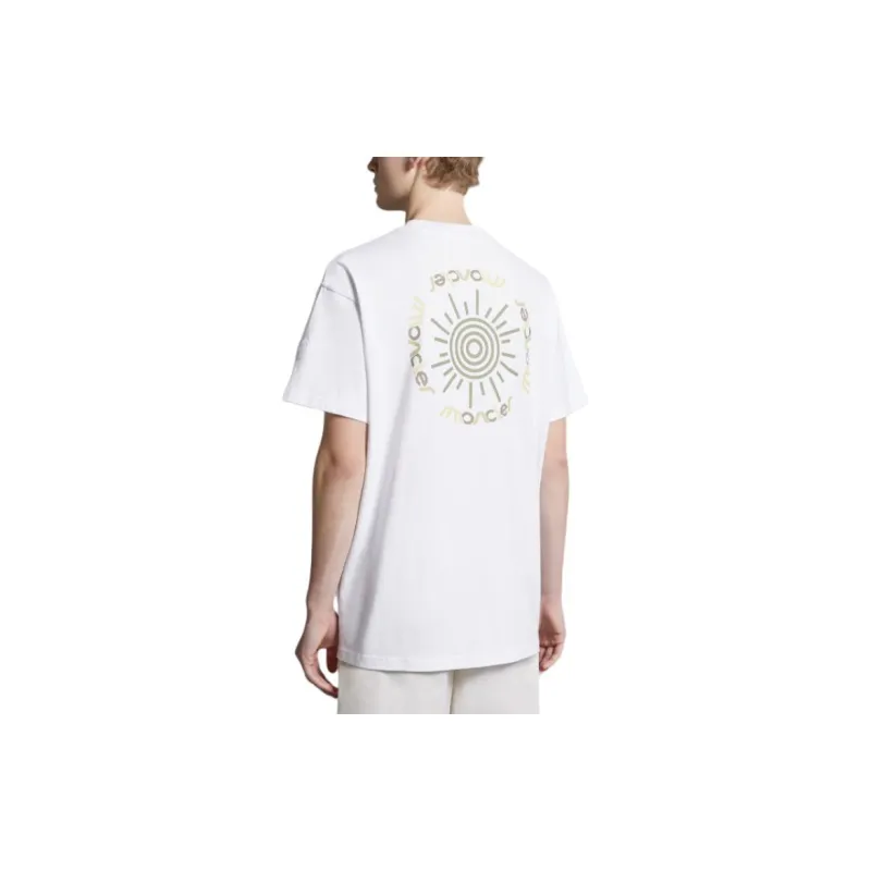 Moncler T Shirts Men White-2