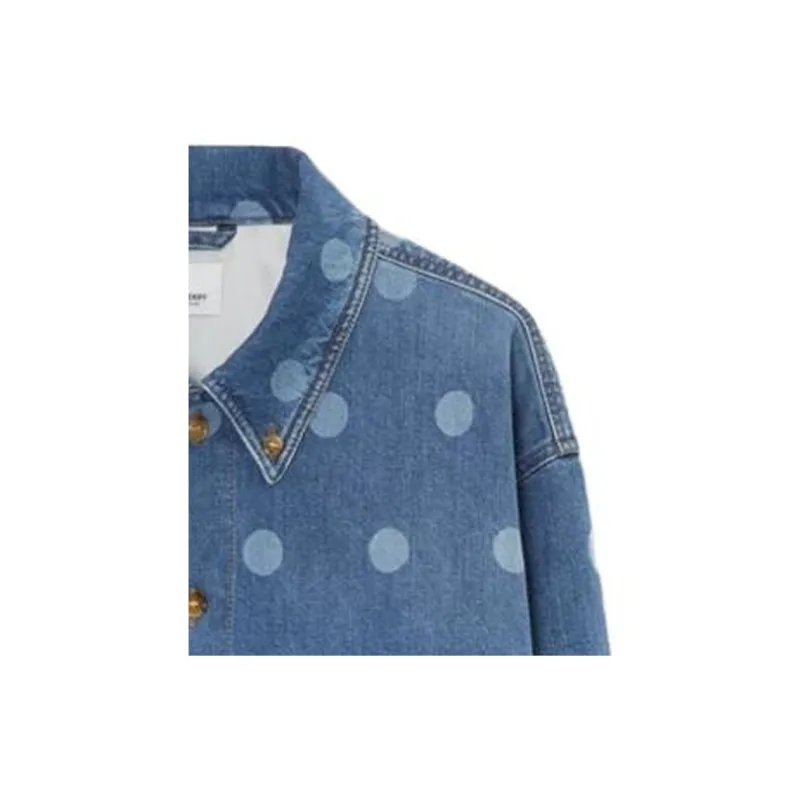Burberry Denim Jacket Men's Blue-5
