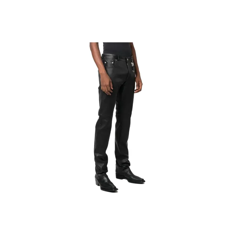 1017 ALYX 9SM Straight leg Leather Trousers-3